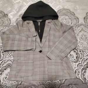 Hoodie blazer
